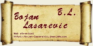 Bojan Lašarević vizit kartica